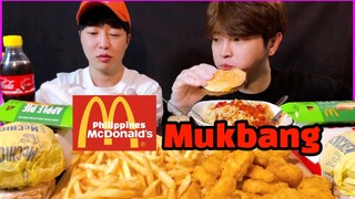 [MUKBANG] Korean Mukbang Philippine Mcdonalds #64 (ENG SUB)