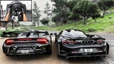 Lamborghini Huracán STO & McLaren 765LT CONVOY | Forza Horizon 5 | Steering Wheel Gameplay
