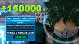 (+150000) All New/Working/Expired Codes | Boku No Roblox: Remastered |Roblox MHA Game