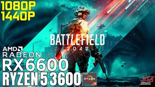 Battlefield 2042 | Ryzen 5 3600 + RX 6600 | 1080p, 1440p benchmarks!
