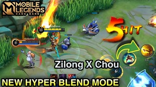 Zilong With Ultimate Chou To Broken, Hyper Blend Mode Gameplay - Mobile Legends Bang Bang