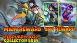 Choose Your February Collector Skin Reward | Zilong Collector Skin February 2022 | MLBB