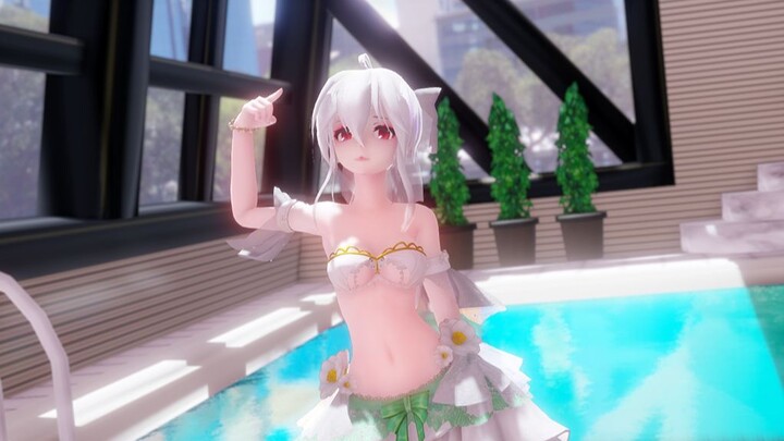 【MMD/1080P】-TDA หุ่นกระบอกดอกคามิเลียฮาคุสีสันสดใส