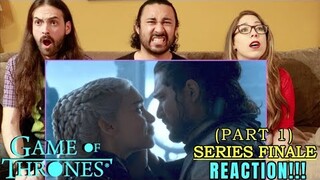 GAME OF THRONES - SERIES FINALE Season 8 Episode 6 REACTION (Part 1)!!! "The Iron Throne"