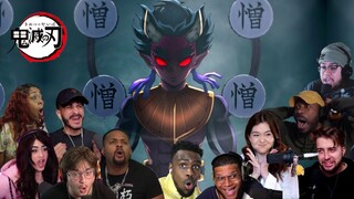 THE REAL UPPER MOON FOUR ! DEMON SLAYER SEASON 3 EPISODE 7 BEST REACTION COMPILATION