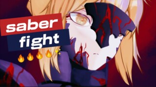 SABER FIGHT menggoda cui, the real king🔥🤤