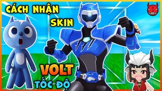 CÁCH NHẬN SKIN VOLT TỐC ĐỘ BIỆT ĐỘI SIÊU NHÂN NHÍ TRONG MINI WORLD