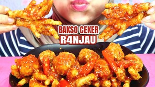 ASMR BAKSO CEKER R4NJAU MERCON ENDES | ULUL ASMR MUKBANG INDONESIA