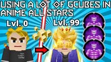 ANIME ALL STARS BUT I SPEND A LOT OF GCUBES TO BE STRONGER || BLOCKMAN GO TRAINERS ARENA