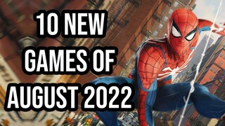 10 NEW Games of August 2022 To Look Forward To [PS5, Xbox Series X | S, PC, Switch]