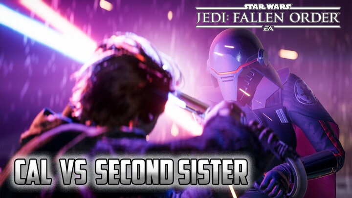 STARWARS JEDI: FALLEN ORDER Cal vs Second Sister Boss Fight Scene