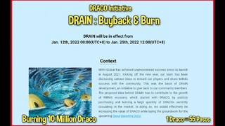 Mir4 Drain Buyback & Burn ( Tagalog )