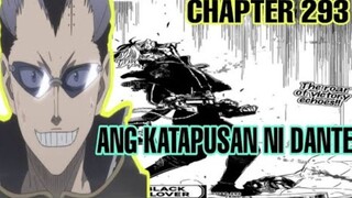 BLACK CLOVER CHAPTER 293, Ang Katapusan ni Dante