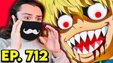 THIS ONE PIECE REVEAL IS INSANELY MESSED UP.... - One Piece REACTION Episode 712