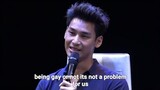 [Eng sub] Apo talking about how people treat him before  || KinnPorsche live talk Drama Arts Chula