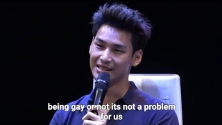 [Eng sub] Apo talking about how people treat him before  || KinnPorsche live talk Drama Arts Chula