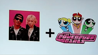 Rosé in Powerpuff Girl Style