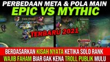 Perbedaan META EPIC VS MYTHIC. Part 1(Draft Pick, Pola main, Early game) - Mobile Legends