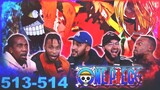STRAW HATS BEGIN 2 YEAR TRAINING! One Piece eps 513/514 Reaction