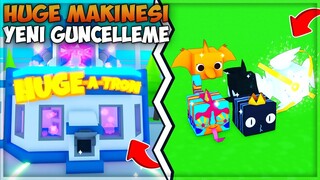 😱 YENİ GÜNCELLEME ?! ÜCRETSİZ HUGE PET MAKİNESİ GELDİ | Pet Simulator X | Roblox Türkçe