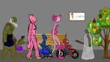 Huggy Wuggy, Mommy Long Leg, Granny, Hulk, Spider-man, Funny Animation - Drawing Cartoon 2