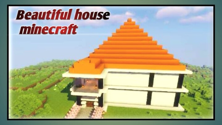 How to make simple modern house in minecraft || simple method build(house) || @Minecraftmakinghouse