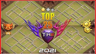 NEW TOP 25 TH11 WAR BASE + LINK | ANTI ZAP WITCHES BASES | TOP 25 BEST TH11 WAR BASE DESIGN | COC