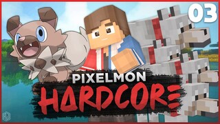 WE GOT DOGS!! :O | Pixelmon Hardcore | Ep 3 | Pixelmon Reforged 7.2.0 1.12.2