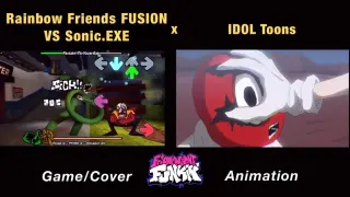 All Rainbow Friends (Full Story) vs Sonic.EXE x FNF Animation Triple Trouble Friends to your end