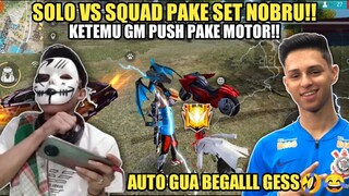 SOLO VS SQUAD BEGAL ANAK GRAND MASTER, PAKE SET NOBRU!!