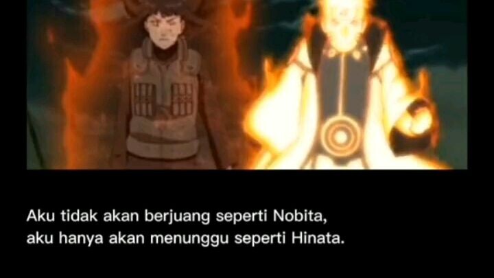 Lebih  memilih hinata karna telah menunggu lama.