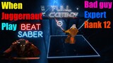 beat saber full combo | Bad guy [expert] | Avatar Mixed reality