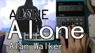 Calculator cover- Alone- Allan walker