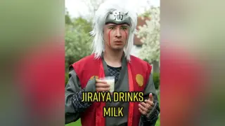 Jiraiya drinks milk anime naruto jiraiya tsunade manga fy