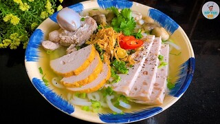 Cách nấu BÁNH CANH GIÒ CHẢ nhanh cấp tốc | Bếp Của Vợ