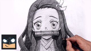 How To Draw Nezuko Kamado | Demon Slayer Sketch Tutorial