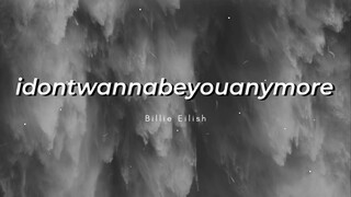 idontwannabeyouanymore - Billie Eilish (cover) | minergizer