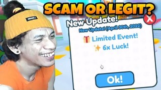 New 6x 🍀 Super Lucky Update | Scam Or Legit? Ayan Sinubukan Ko | Pet Simulator X - Roblox