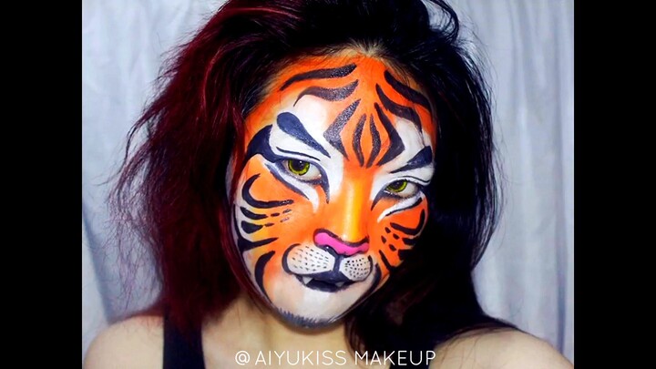 TIGER (FACE PAINTING) PROCESS