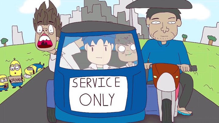 Ang school service at street foods experience by MARKIE DO | PINOY ANIMATION