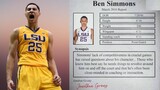 2016 scouting report on Ben Simmons - ended up being true 100%