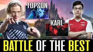 Topson RIKI vs T1.Karl SHADOW FIEND -- Battle of the BEST