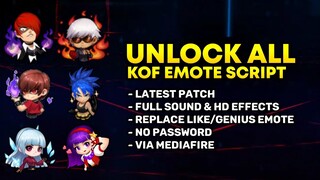 Unlock All KOF Emote Script No Password - Full Sound & HD Effects Latest Patch | Mobile Legends