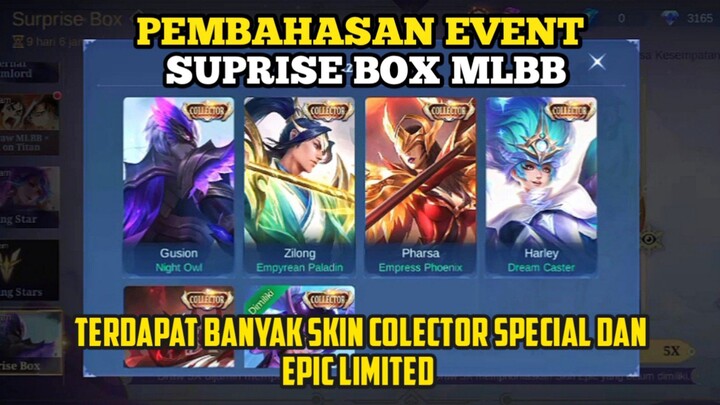 PEMBAHASAN TENTANG EVENT SUPRISE BOX | EVENT SUPRIZE BOX MOBILE LEGENDS 2024 | Dark of Gaming