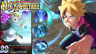 Solo Boruto Karma Without Ultimate Jutsu Attack Mission Gameplay • Naruto X Boruto Ninja Voltage