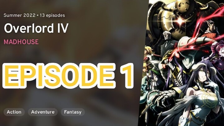Overlord IV Episode 1 [1080p] [EngSub] | Overlord Season 4