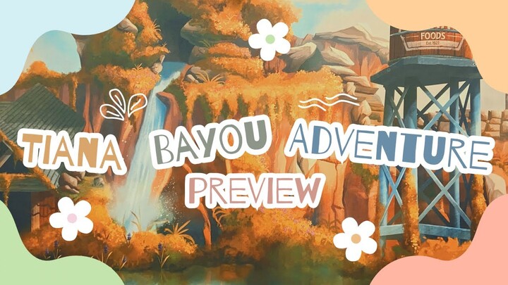 Tiana's Bayou Adventure CAST Preview | Queue line & Ride Through