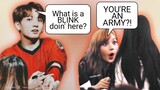WHEN BLACKPINK AND BTS FOUND OUT THEY BOTH HAVE "ARMLINK" [ARMY+BLINK]