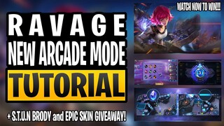 "RAVAGE" NEW ARCADE MODE "RAVAGE"  TUTORIAL PART 2! MOBILE LEGENDS BANG BANG