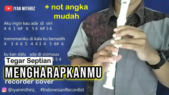 NOT ANGKA DEMI RAGA YANG LAIN | Recorder Cover Indonesia - Bstation